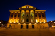 City Hall in Groningen city at night
