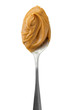 Photo: Creamy peanut butter in a spoon Creamy peanut butter in a spoon
