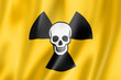 radioactive nuclear symbol death flag