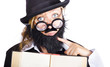School teacher with book