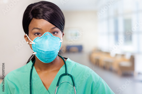 Photo: Nurse with mask Nurse with mask
