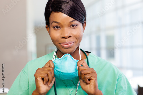 Photo: Nurse at work station Nurse at work station