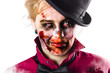 Foto: Smiling zombie woman Smiling zombie woman