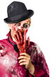 Shocked Zombie Holding Severed...