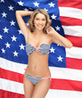 beautiful woman in bikini