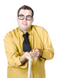 Photo: Businessman in power struggle Businessman in power struggle