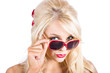 Photo: Blond woman in sunglasses Blond woman in sunglasses