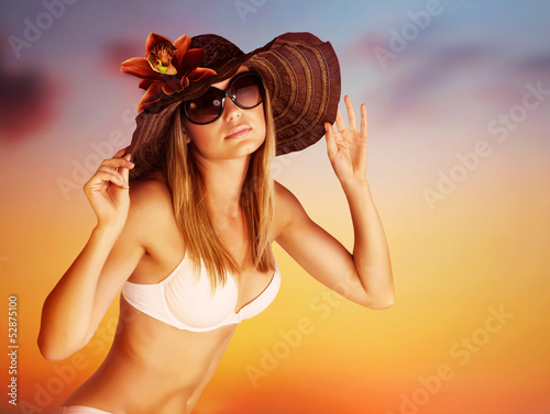Photo: Seductive female on the beach Seductive female on the beach