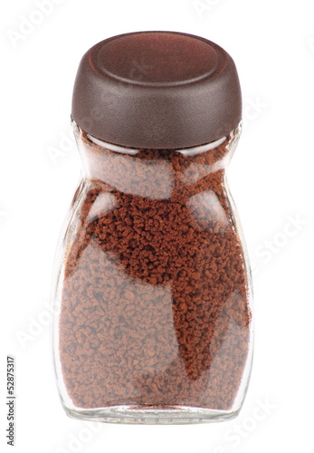 Photo: Jar of Instant Coffee Isolated Jar of Instant Coffee Isolated