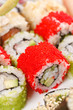 sushi on the plate
