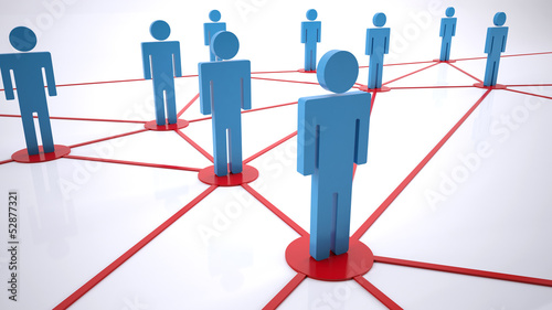 Illustration: network people network people