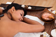 Young Woman Relaxing In A Spa Treatment