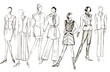 layouts of female clothes