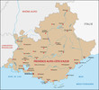 Vector: Provence-Alpes-Côte d'Azur Provence-Alpes-Côte d'Azur