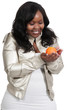 Woman and Orange