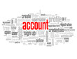 "ACCOUNT" Tag Cloud (my profile subscribe register join sign up)
