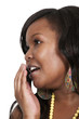 Woman Yawning
