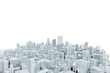 Aerial view of city buildings