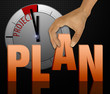 Plan words concept