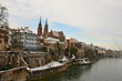 Basel Cathedral in winter, Switzerland