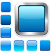 Vector: Square blue app icons. Square blue app icons.