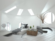 Awesome white colored Living Room | Interior Architecture