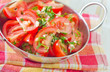 salad from tomato