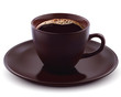 Vector: Cup of coffee isolated. Vector illustration Cup of coffee isolated. Vector illustration