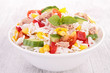 rice,tomato,corn and cucumber