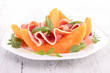 melon and prosciutto