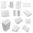 leaflet notebook textbook envelope blank paper template book