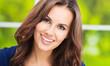 Happy Smiling Young Woman, Out...