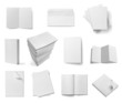 Foto: leaflet notebook textbook envelope blank paper template book leaflet notebook textbook envelope blank paper template book