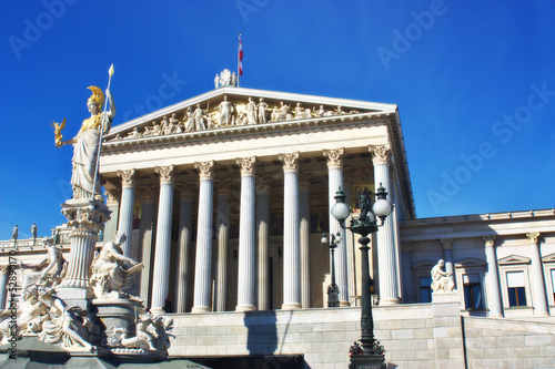 Photo: Austrian Parliament building in Vienna Austrian Parliament building in Vienna
