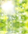 Bubbles abstract background.