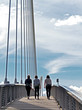 3 girls on bridge