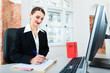 Photo: Lawyer in office sitting on the computer Lawyer in office sitting on the computer