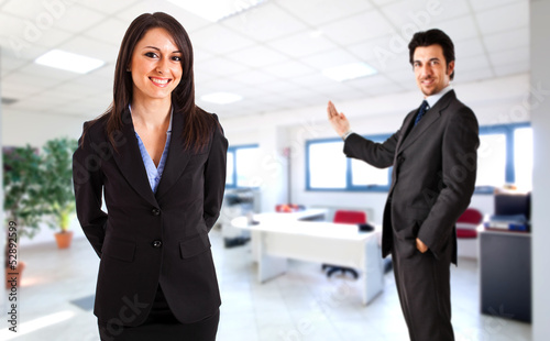 Photo: Business team welcoming you Business team welcoming you