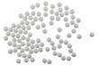 Weiße Tabletten in Fülle