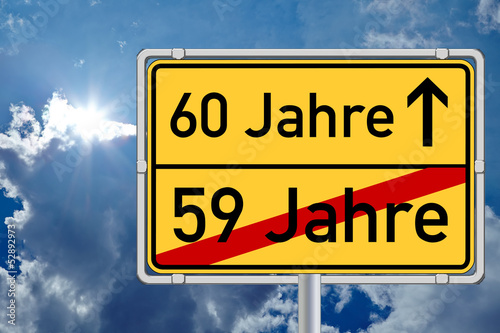Photo: Ortsschild Wegweiser 60 Jahre Ortsschild Wegweiser 60 Jahre