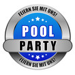 5 Star Button blau POOLPARTY FSMU FSMU