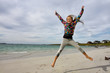 jumping girl