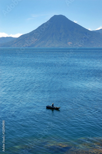 Photo: Volcanic Atitlan Lake in Guatemala Volcanic Atitlan Lake in Guatemala