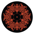 Mandala. Indian decorative pattern.