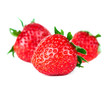 Beautiful ripe red strawberries