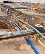 Strassenbau - Verlegung neuer Wasserleitungen