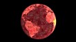 China flag globe with currency animation