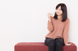 beautiful asian woman relaxing