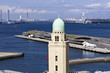 横浜税関クイーンの塔と横浜港