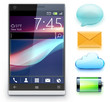 Glossy modern cellphone